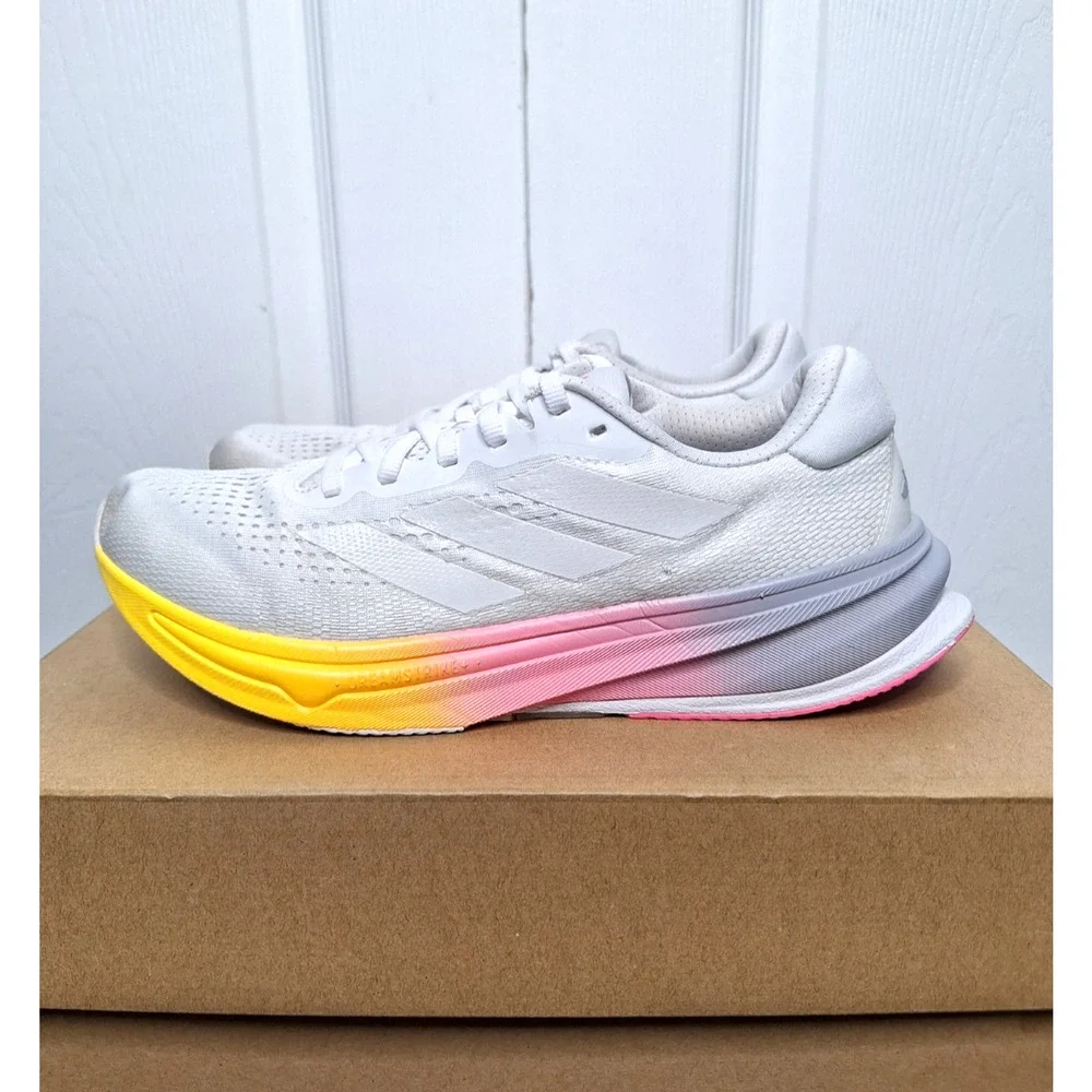 Adidas Supernova Rise Cloud White Lucid Pink JH5200 sz 8.5 Women's
